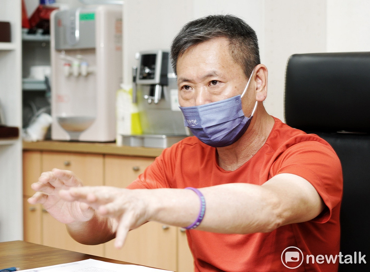 國民黨立委林為洲接受《新頭殼》專訪。 圖：張良一/攝（資料照）