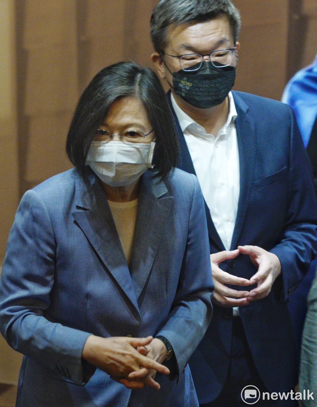 總統蔡英文出席立法院副院長蔡其昌新書發表會。 圖：張良一/攝