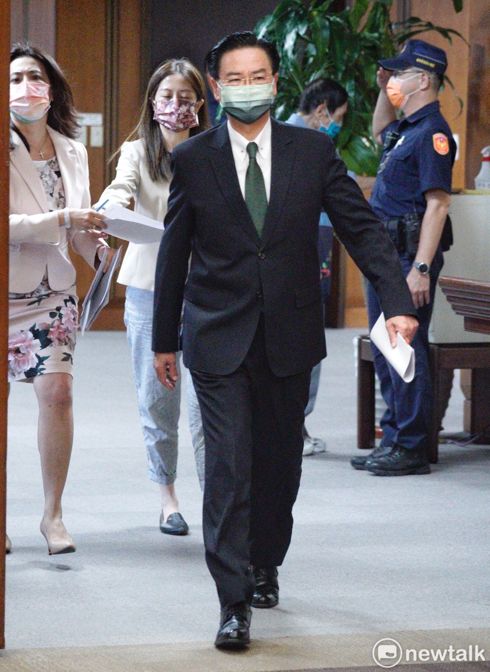 外交部長吳釗燮記者會。 圖：張良一/攝