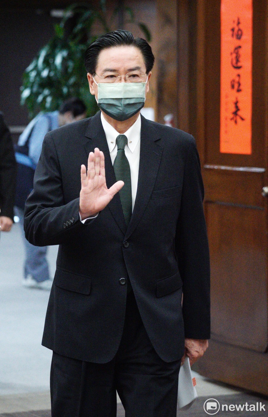 外交部長吳釗燮記者會。 圖：張良一/攝