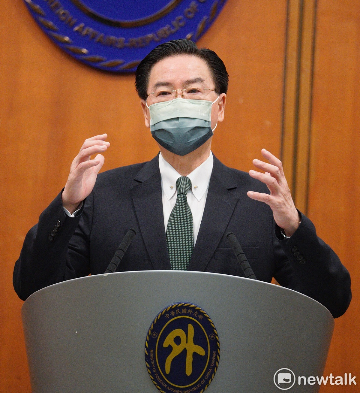 外交部長吳釗燮。 圖：張良一/攝