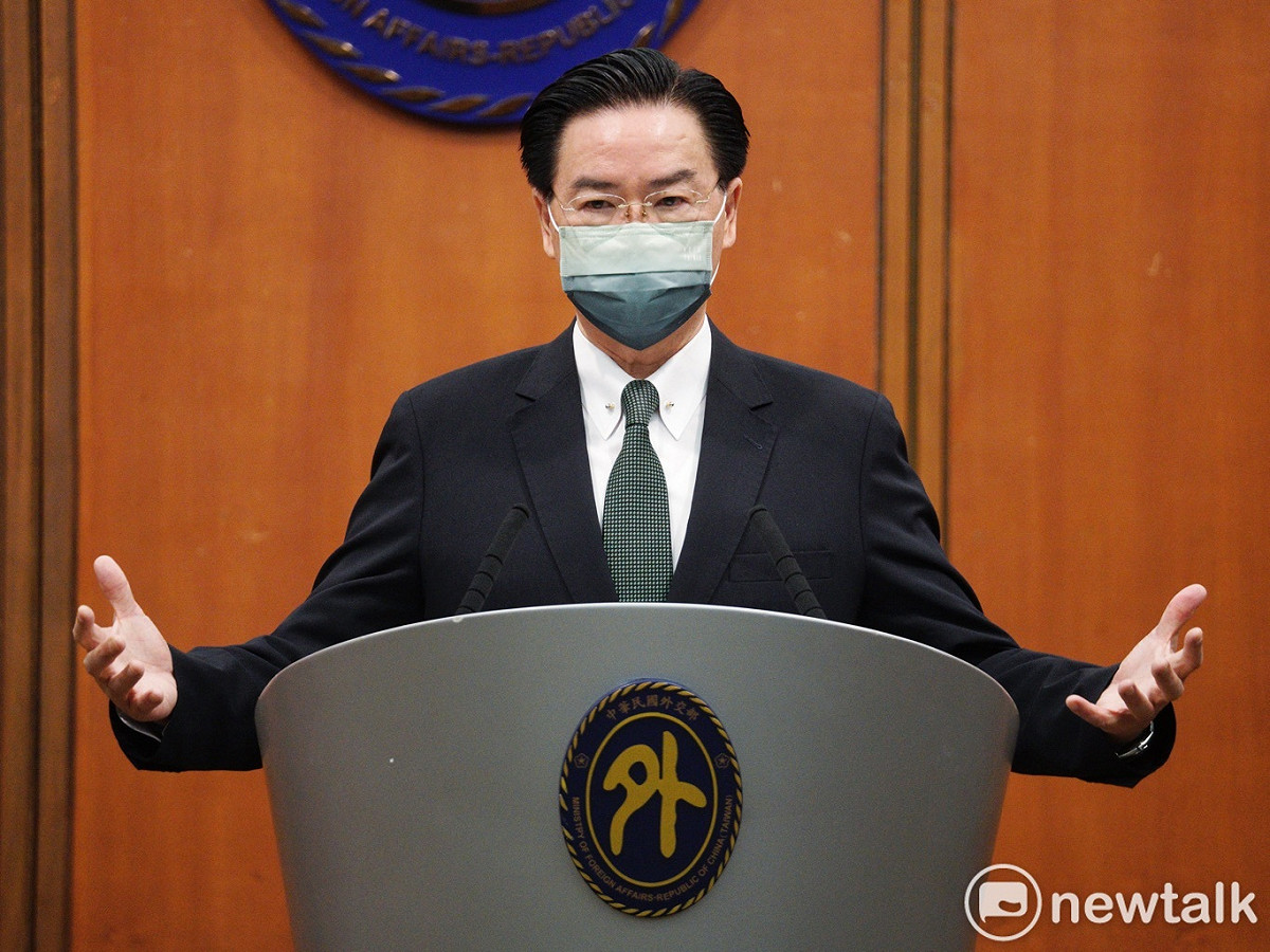 外交部長吳釗燮記者會。 圖：張良一/攝