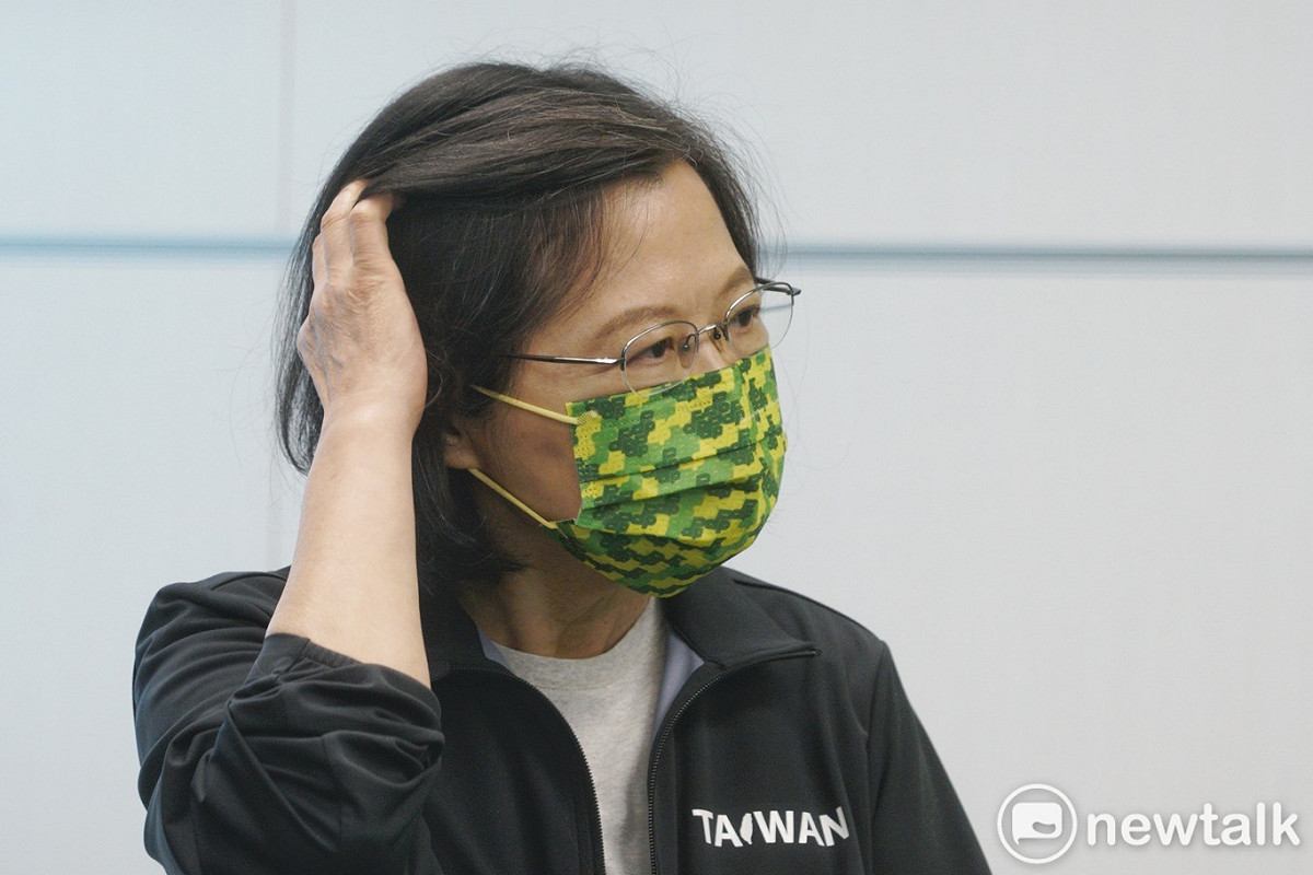 民進黨主席蔡英文。 圖：張良一／攝（資料照）