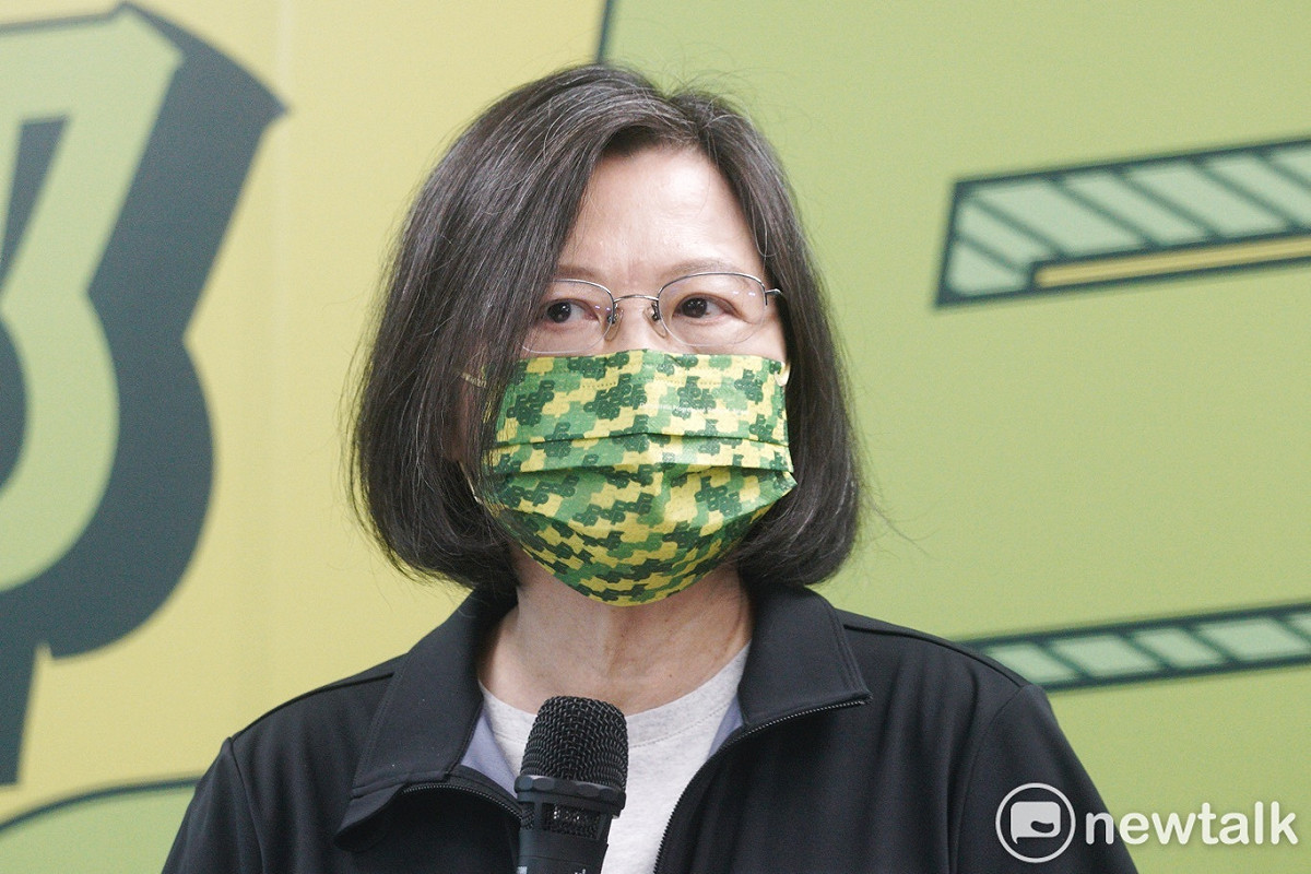 民進黨主席蔡英文。 圖：張良一／攝（資料照）