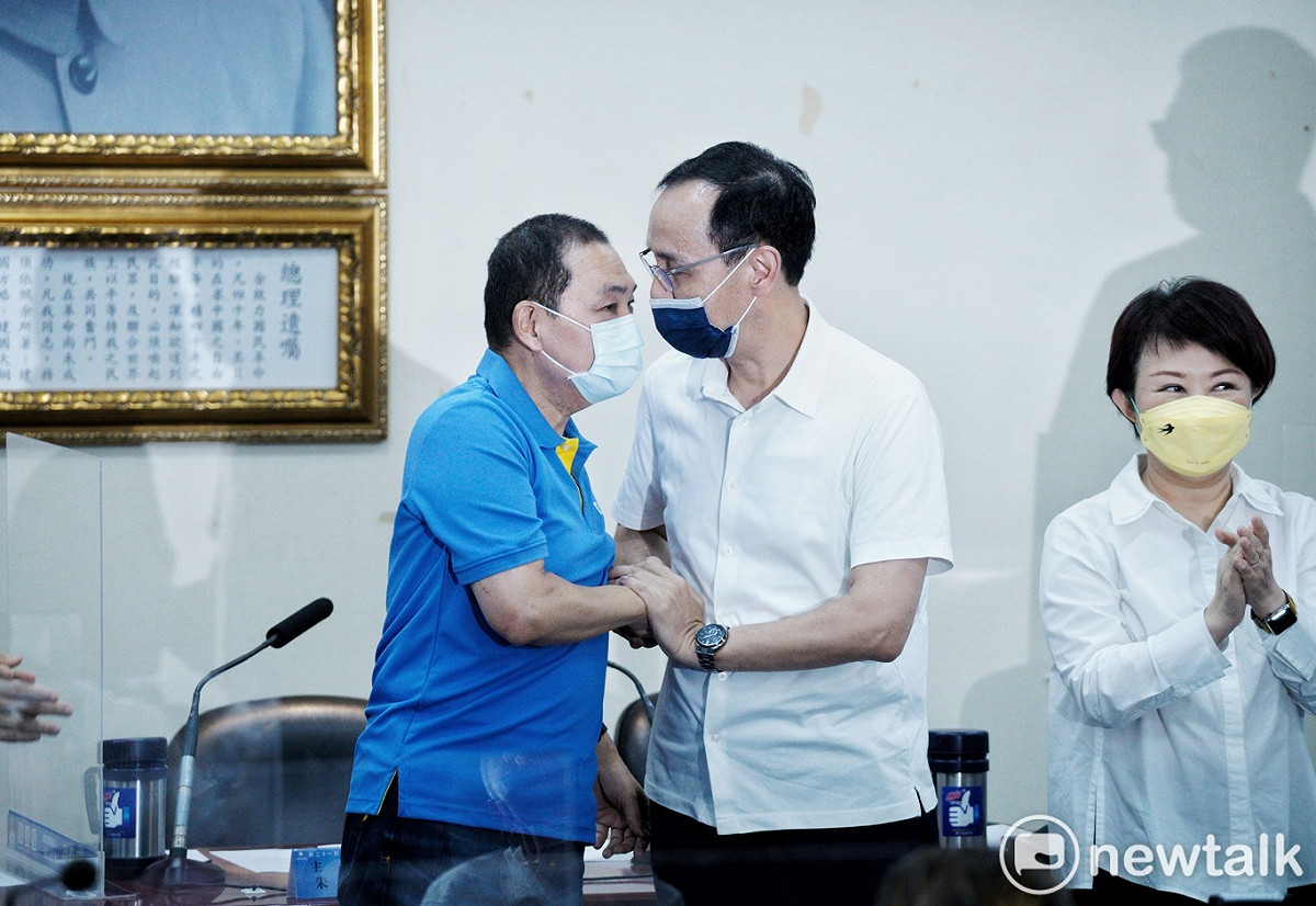 國民黨中常會今通過提名侯友宜、盧秀燕競選新北、台中市長連任。 圖：張良一/攝