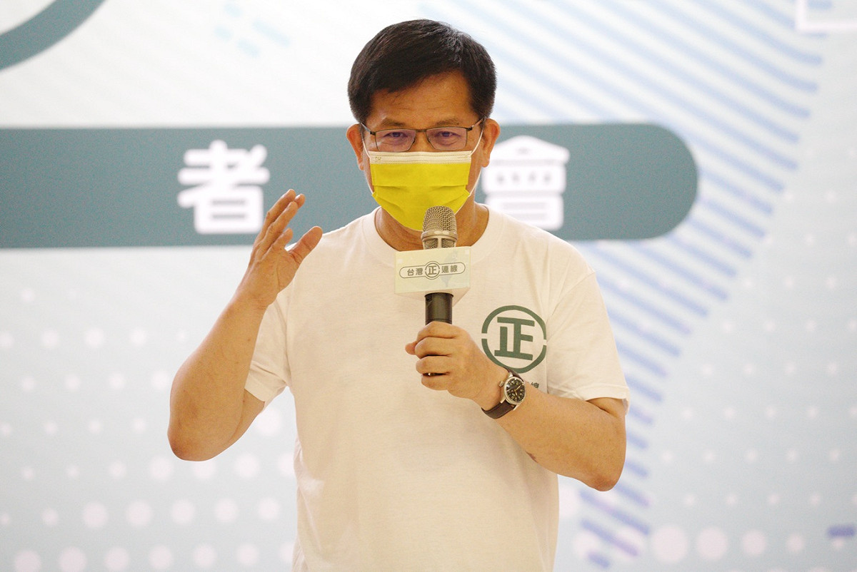 民進黨新北市長參選人林佳龍。