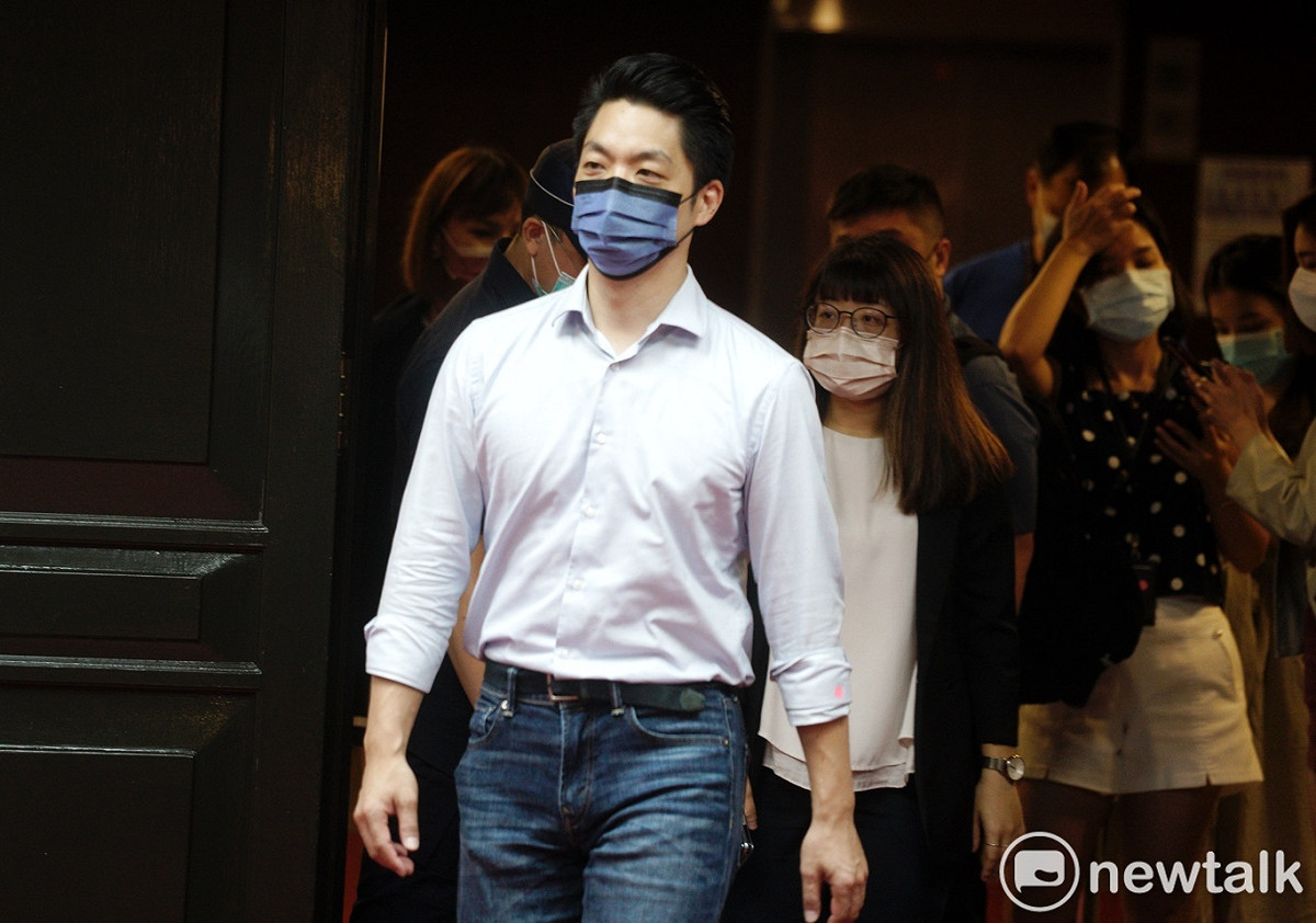 國民黨台北市長參選人蔣萬安。 圖：張良一 / 攝（資料照）