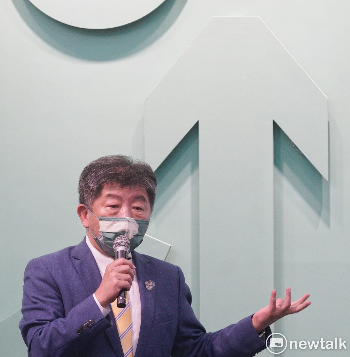 民進黨台北市長參選人陳時中舉行教育政策公布記者會。 圖：張良一/攝