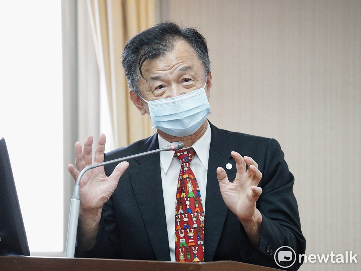 陸委會主委邱太三今（6）天在立法院內政委員會備詢。 圖：張良一/攝