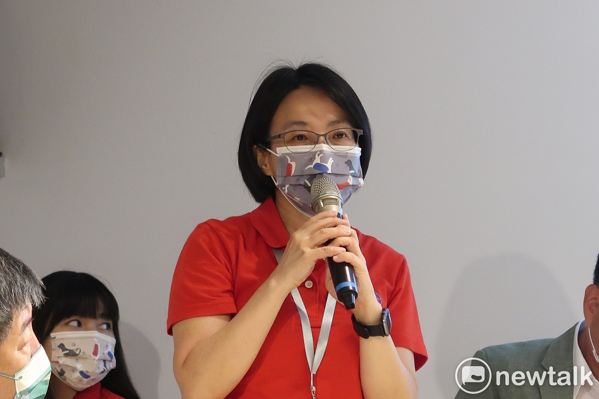 惠光導盲犬學校秘書長陳雅芳。 圖：林朝億/攝