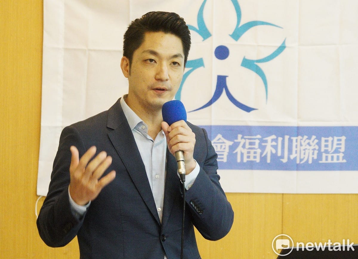國民黨台北市長候選人蔣萬安出席社福聯盟民間版社福政策白皮書發表會。 圖：張良一/攝