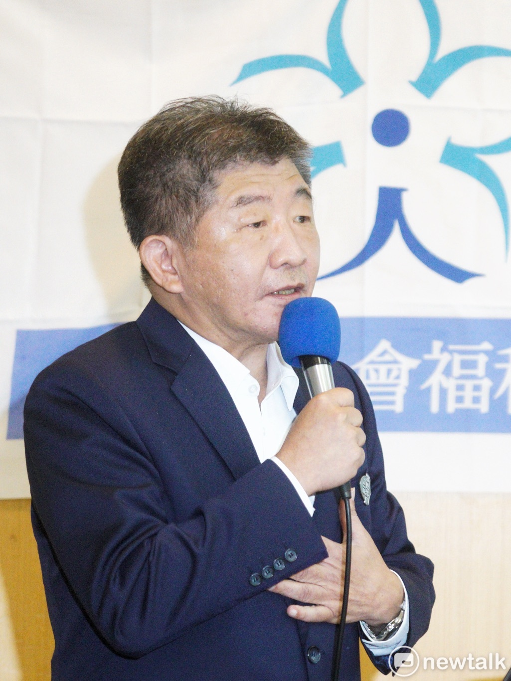 民進黨台北市長候選人陳時中出席社福聯盟民間版社福政策白皮書發表會。 圖：張良一/攝(資料照片)