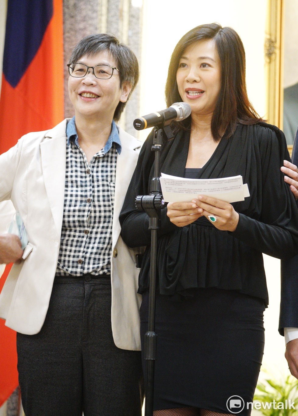 新光醫院董事吳欣盈今接替請辭立委的蔡壁如遺缺，宣誓就任立委。 圖：張良一 / 攝（資料照）