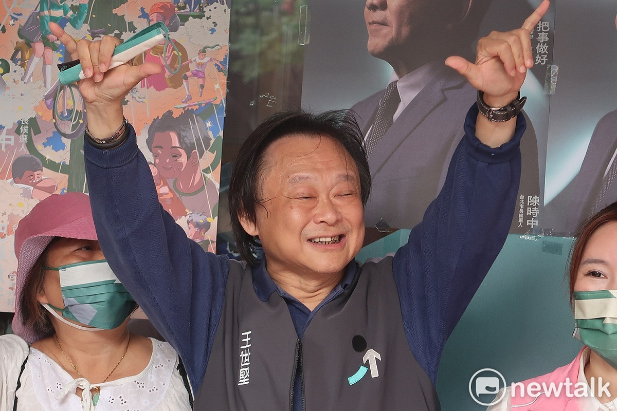 民進黨台北市議員王世堅自行宣布當選。 圖：林朝億/攝（資料照）