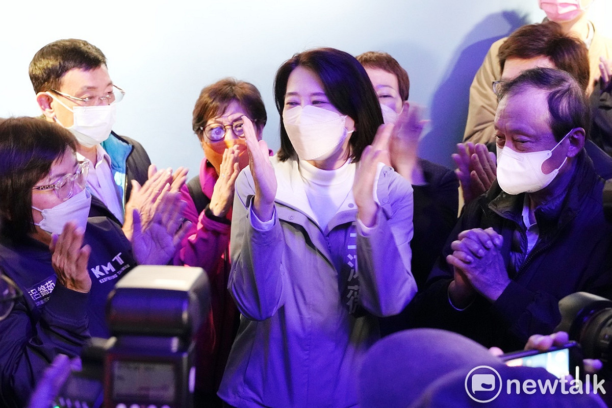 國民黨台北市第三選區立委補選候選人王鴻薇勝選。 圖：張良一/攝