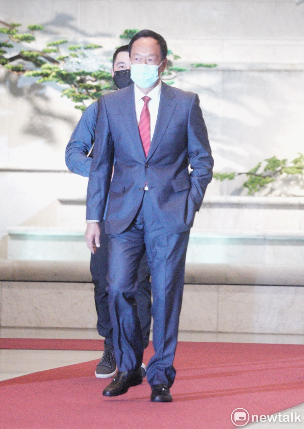 鴻海創辦人郭台銘近日拜會前立法院長王金平討論2024總統大選。 圖：張良一/攝（資料照）