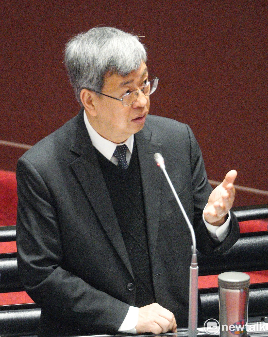 行政院長陳建仁赴立法院接受備詢。 圖：張良一/攝（資料照）