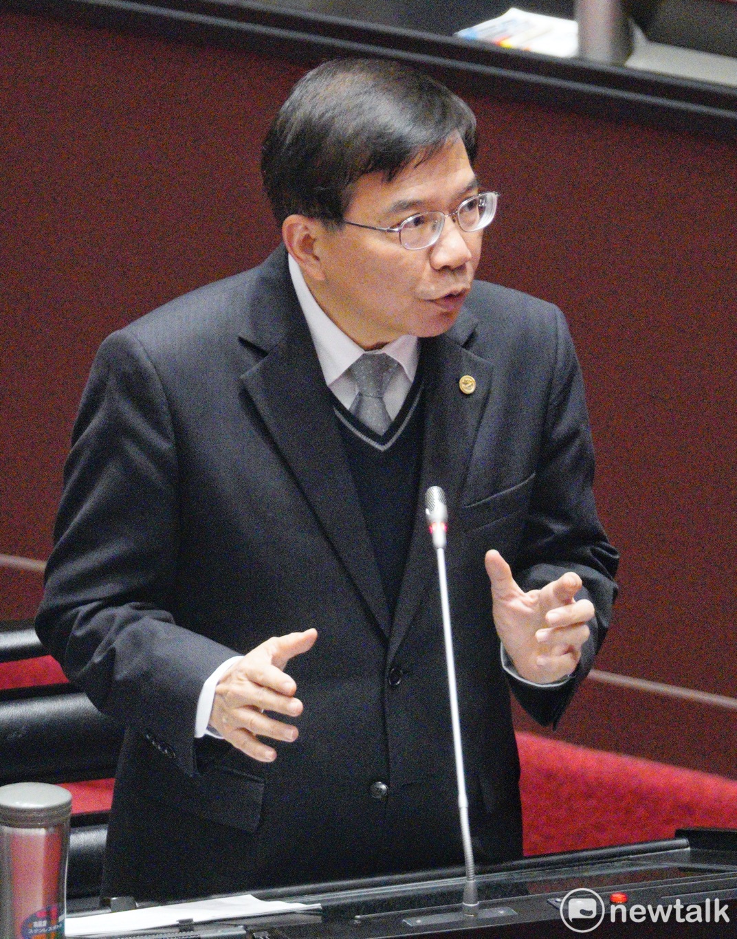 交通部長王國材。 圖：張良一/攝（資料照）