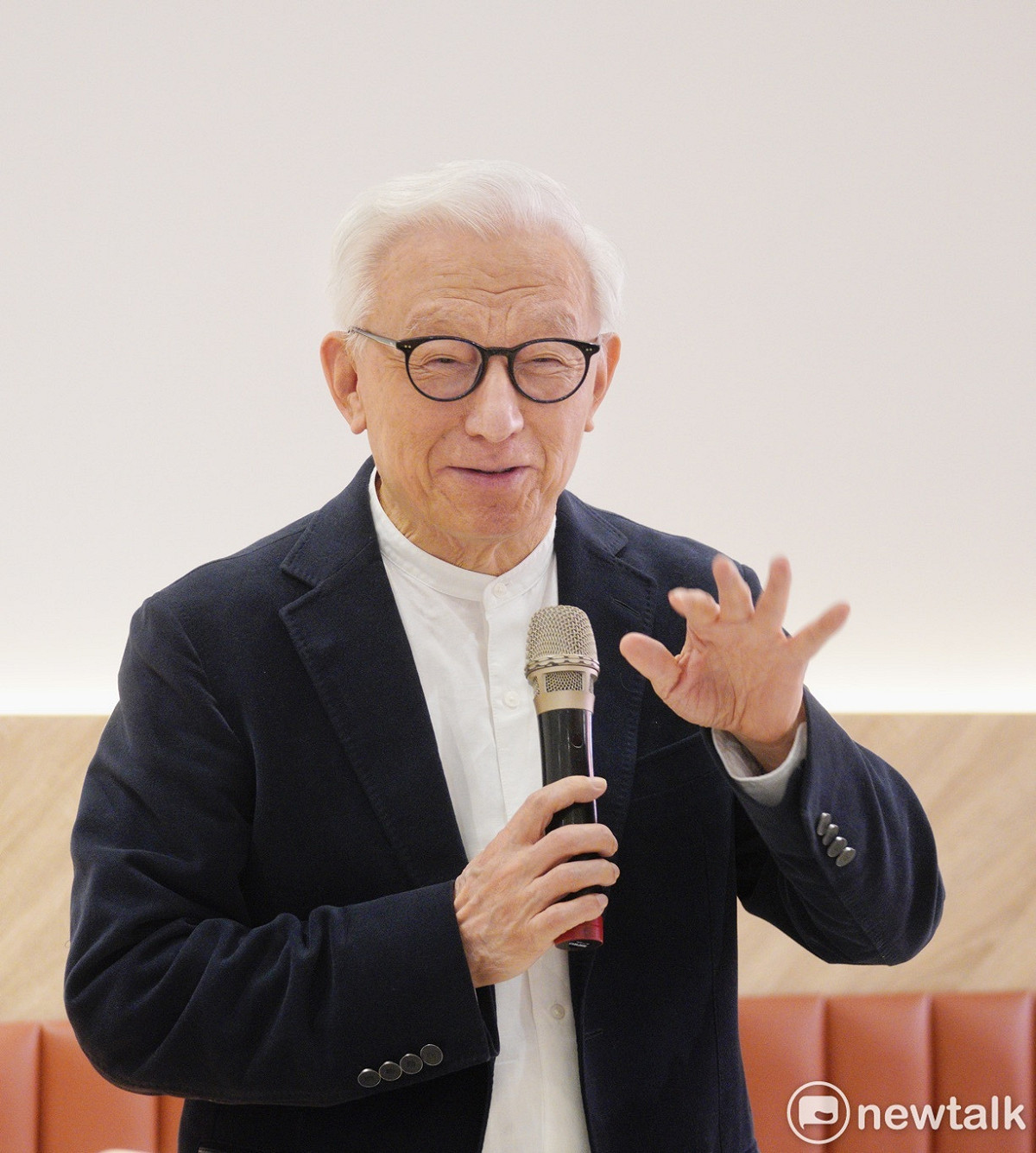 聯電前董事長曹興誠在台北市信民兩岸研究協會發表專題演講。 圖：張良一 / 攝