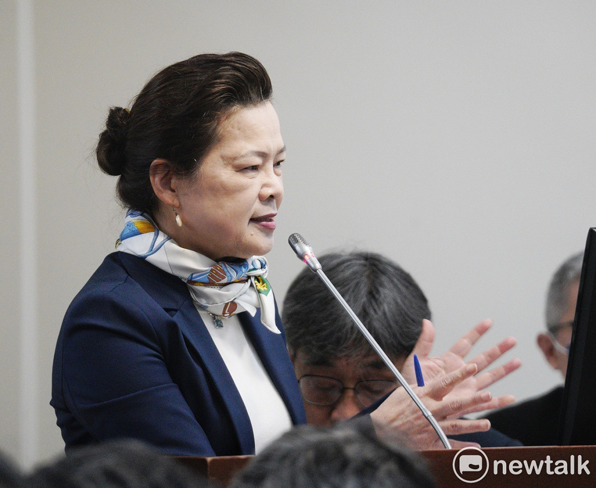 經濟部長王美花在立院經濟委員會備詢。 圖：張良一/攝