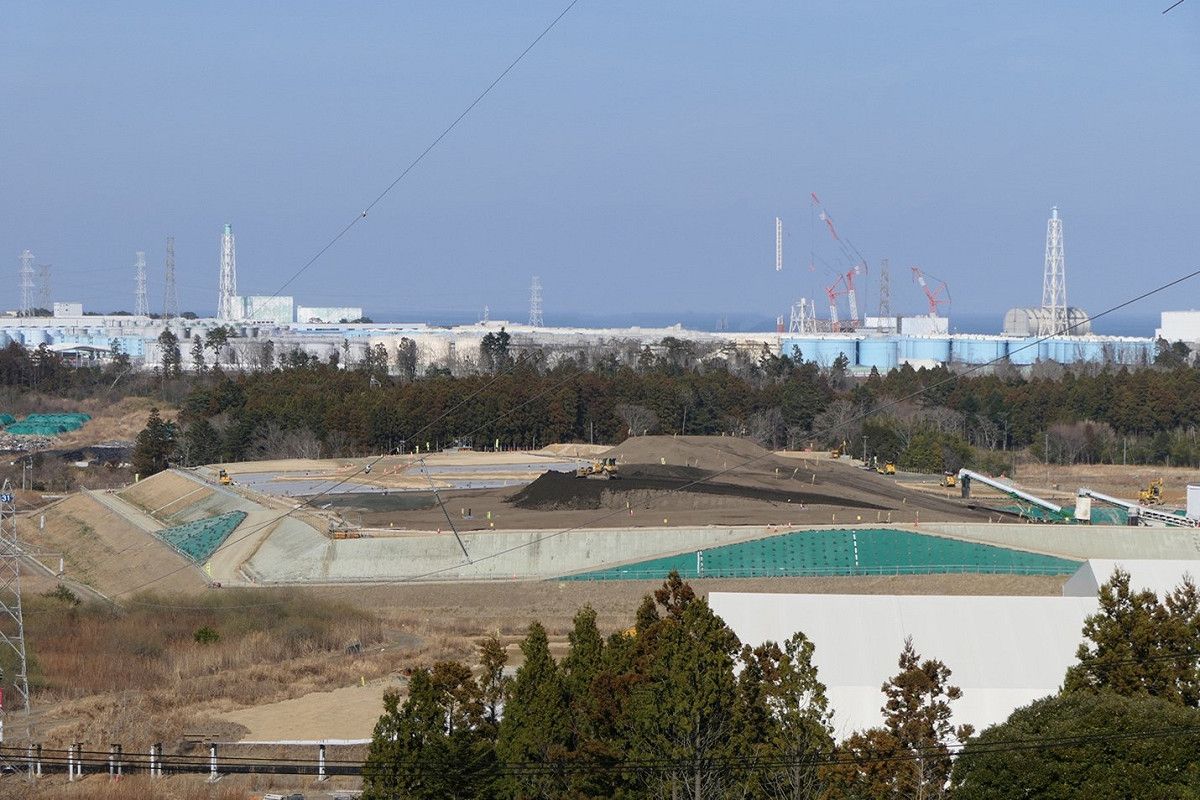 福島第一核電廠。 圖：方儉攝