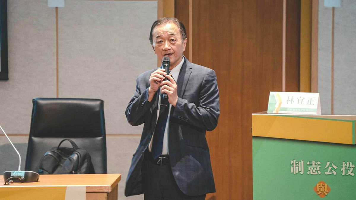 台灣制憲基金會執行長林宜正。 圖：台灣制憲基金會提供（資料照）