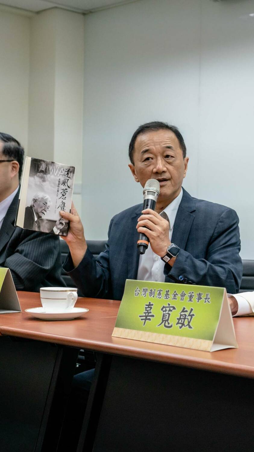 台灣制憲基金會執行長林宜正。 台灣制憲基金會提供