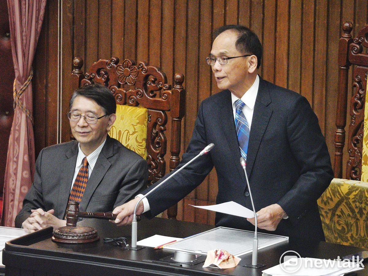 立法院臨時會今三讀通過《外役監條例》，圖為立法院長游錫堃。 圖：張良一 / 攝（資料照）