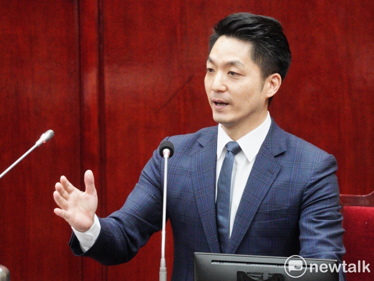 台北市長蔣萬安到台北市議會備詢。 圖：張良一／攝（資料照）
