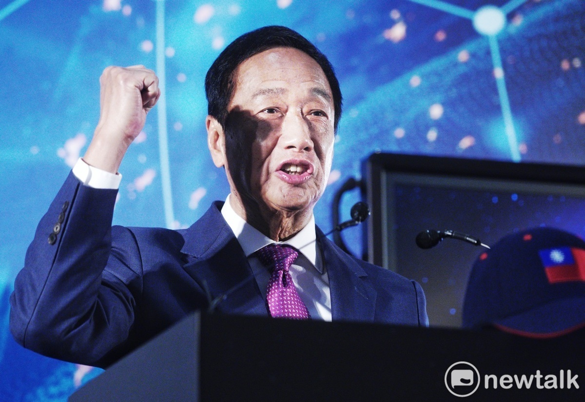 徐巧芯爆郭台銘寫信給蔡英文總統，承諾「全家移民」不選總統，李正皓直言，當時的郭台銘並沒有這麼強，那侯友宜、朱立倫呢？ 圖：張良一/攝（資料照）