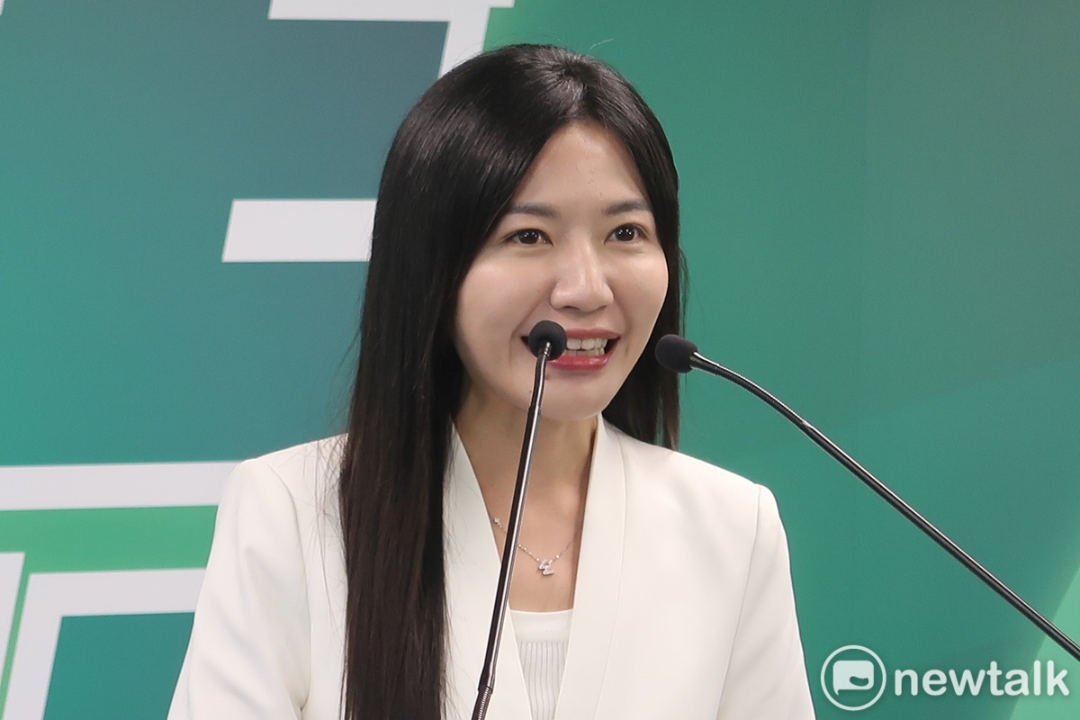 行政院副院長鄭文燦今（31）天盛讚台北市議員吳沛憶（圖）學歷與風評俱佳，鼓勵年輕一代公職也要長期經營選區。 圖：林朝億/攝