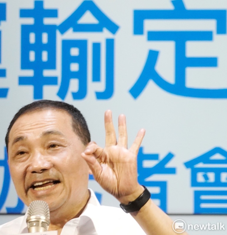 國民黨總統參選人侯友宜民調墊底，陳揮文崩潰嗆，「我不會再幫你辯護了！」 圖：張良一 / 攝（資料照）