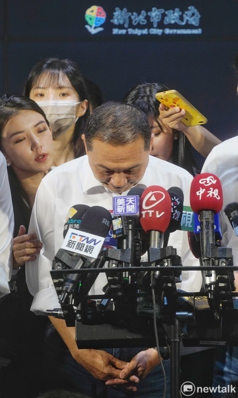 新北市長、同時也是國民黨2024總統參選人侯友宜出席基北北桃公共運輸定期票啟動記者會。 圖：張良一 / 攝
