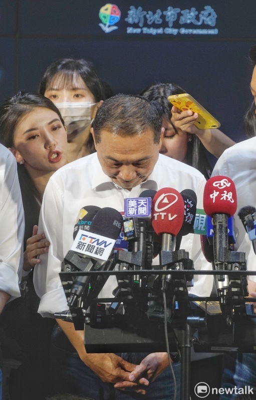 新北市長、同時也是國民黨2024總統參選人侯友宜出席基北北桃公共運輸定期票啟動記者會。 圖：張良一 / 攝