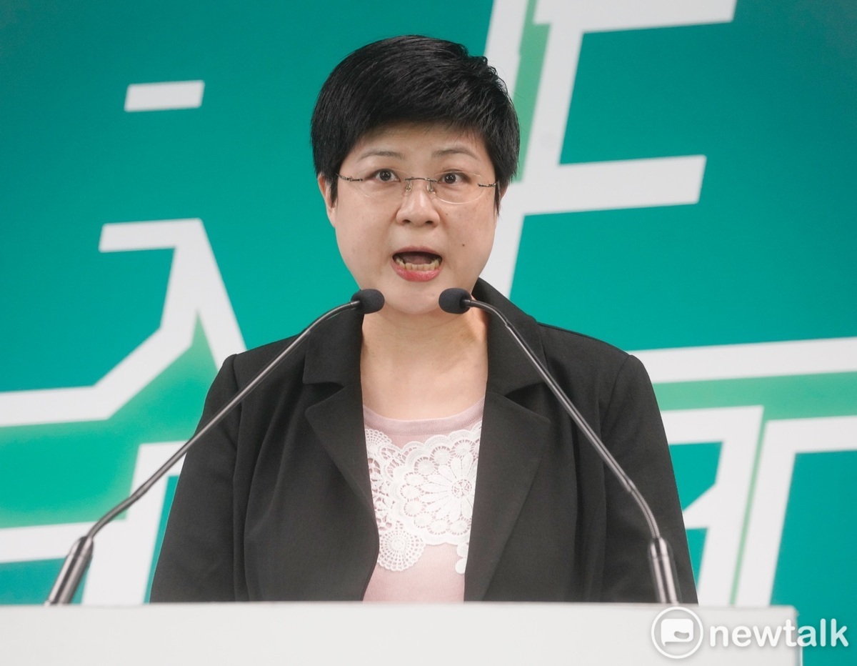 民進黨主席賴清德舉行記者會，宣布徵召苗博雅、林志潔、吳音寧代表民進黨參選區域立委。圖為林志潔。 圖：張良一/攝