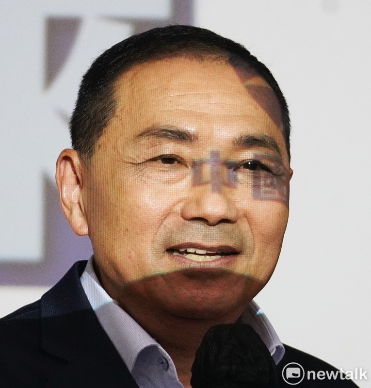國民黨總統參選人侯友宜出席「校園總統馬拉松論壇－侯友宜市長接棒」活動。 圖：張良一/攝