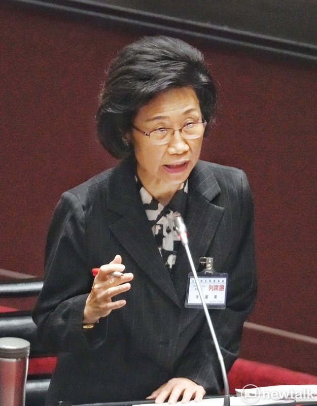 大法官被提名人朱富美在立法院院會備詢。 圖：張良一/攝