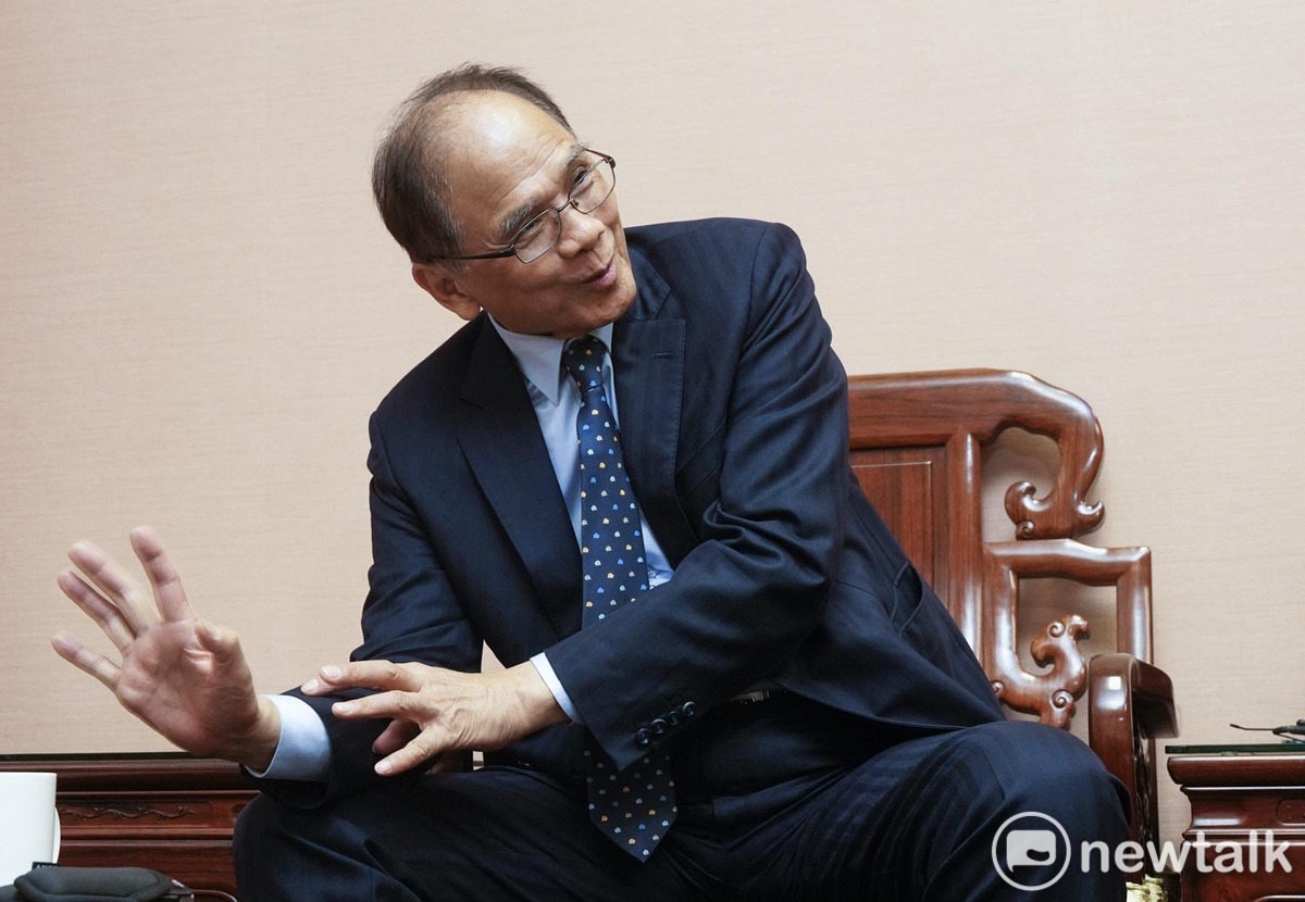 立法院長游錫堃專訪。 圖：張良一 /攝
