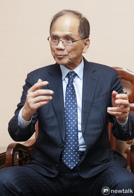 立法院長游錫堃專訪。 圖：張良一 /攝