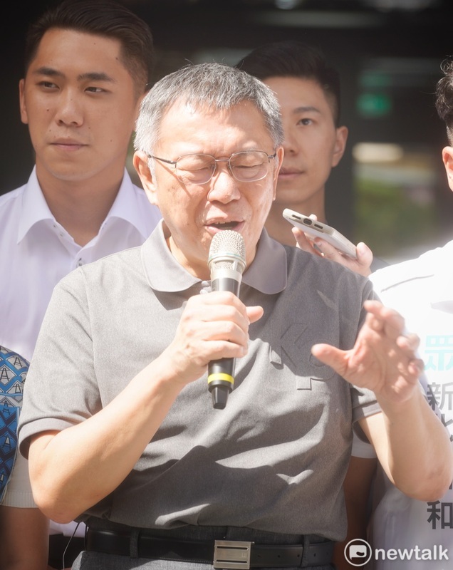 台灣民眾黨主席柯文哲。 圖：張良一 / 攝（資料照）