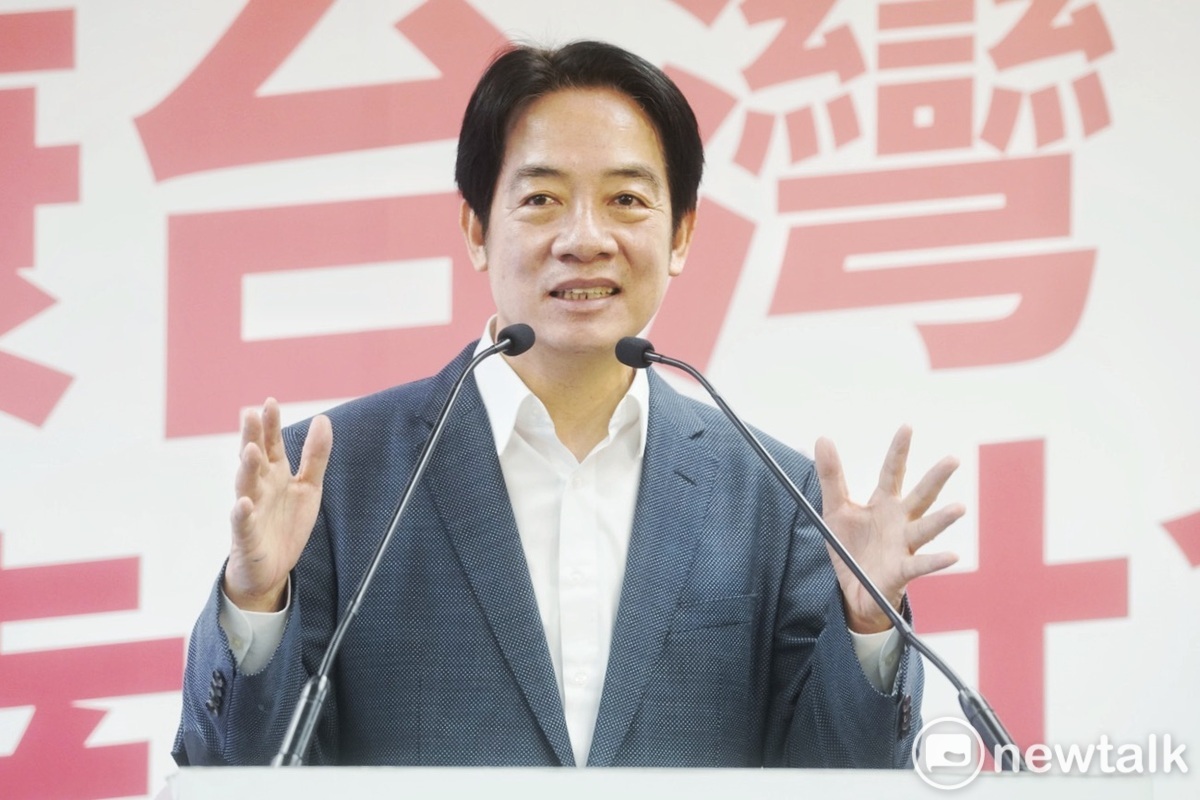 民進黨總統參選人賴清德舉行「國家希望工程」國政願景發表會。 圖：張良一/攝