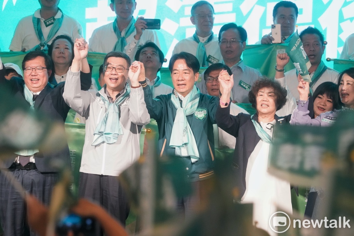 民進黨總統參選人賴清德出席同舟共濟賴清德後援會。 圖：張良一/攝