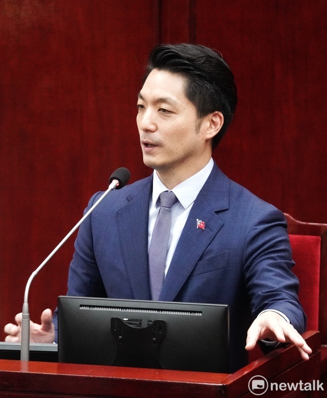 台北市長蔣萬安在台北市議會備詢。 圖：張良一 / 攝（資料照）