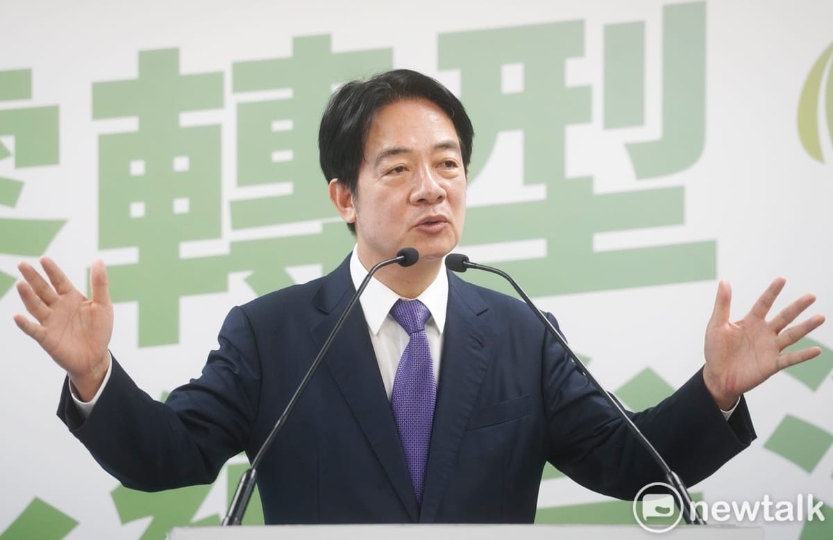 民進黨總統參選人賴清德出席賴清德「國家希望工程」國政願景發表會。 圖：張良一/攝  （資料照）