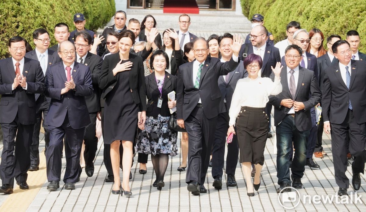 立陶宛國會議長希米利特（Viktorija Čmilytė-Nielsen）上午訪問立法院並發表演講。 圖：張良一/攝