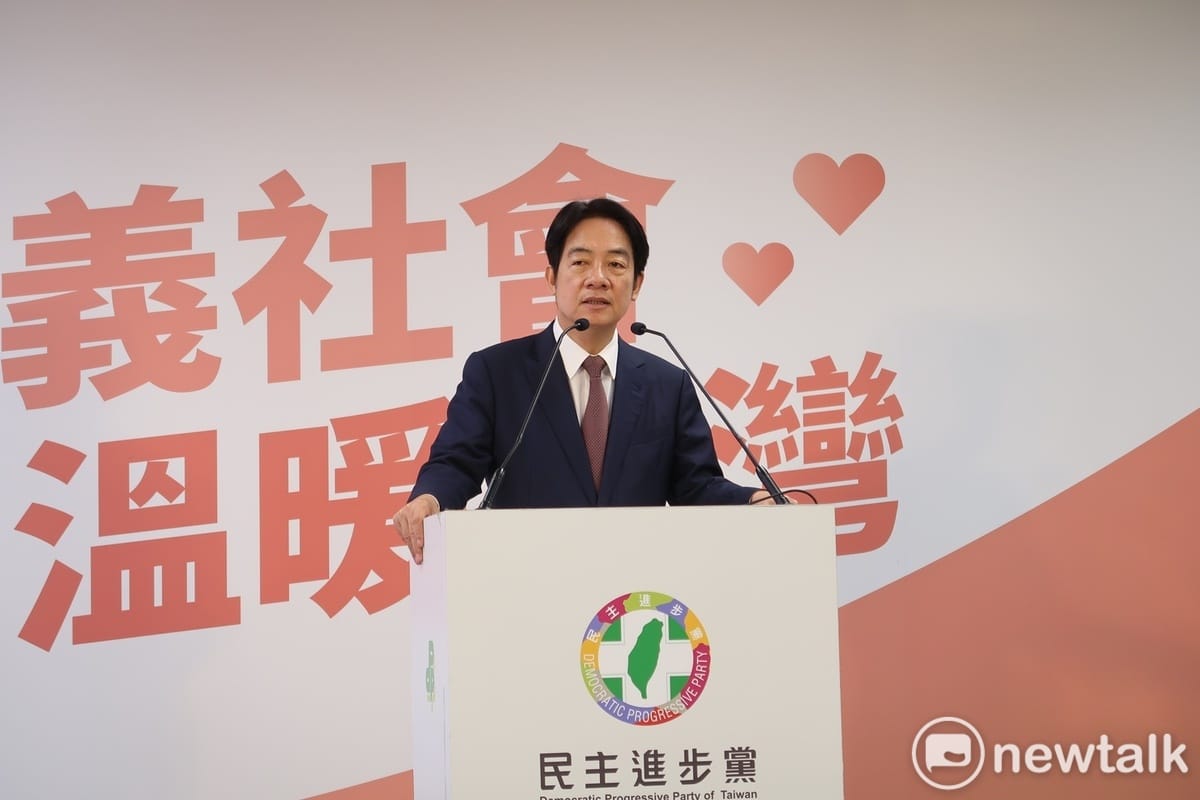 民進黨主席暨總統參選人賴清德 圖：林朝億/攝