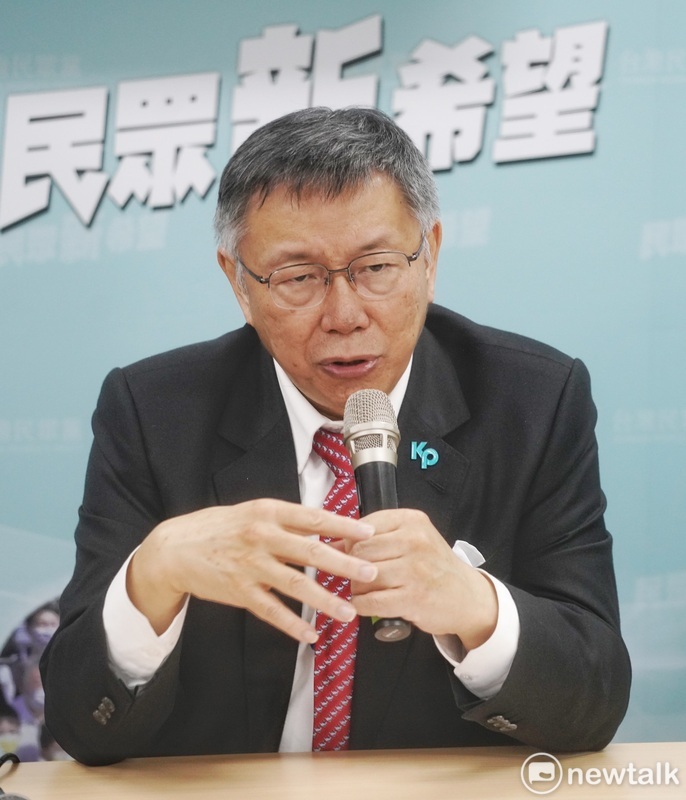 民眾黨總統參選人柯文哲。 圖：張良一 / 攝（資料照）