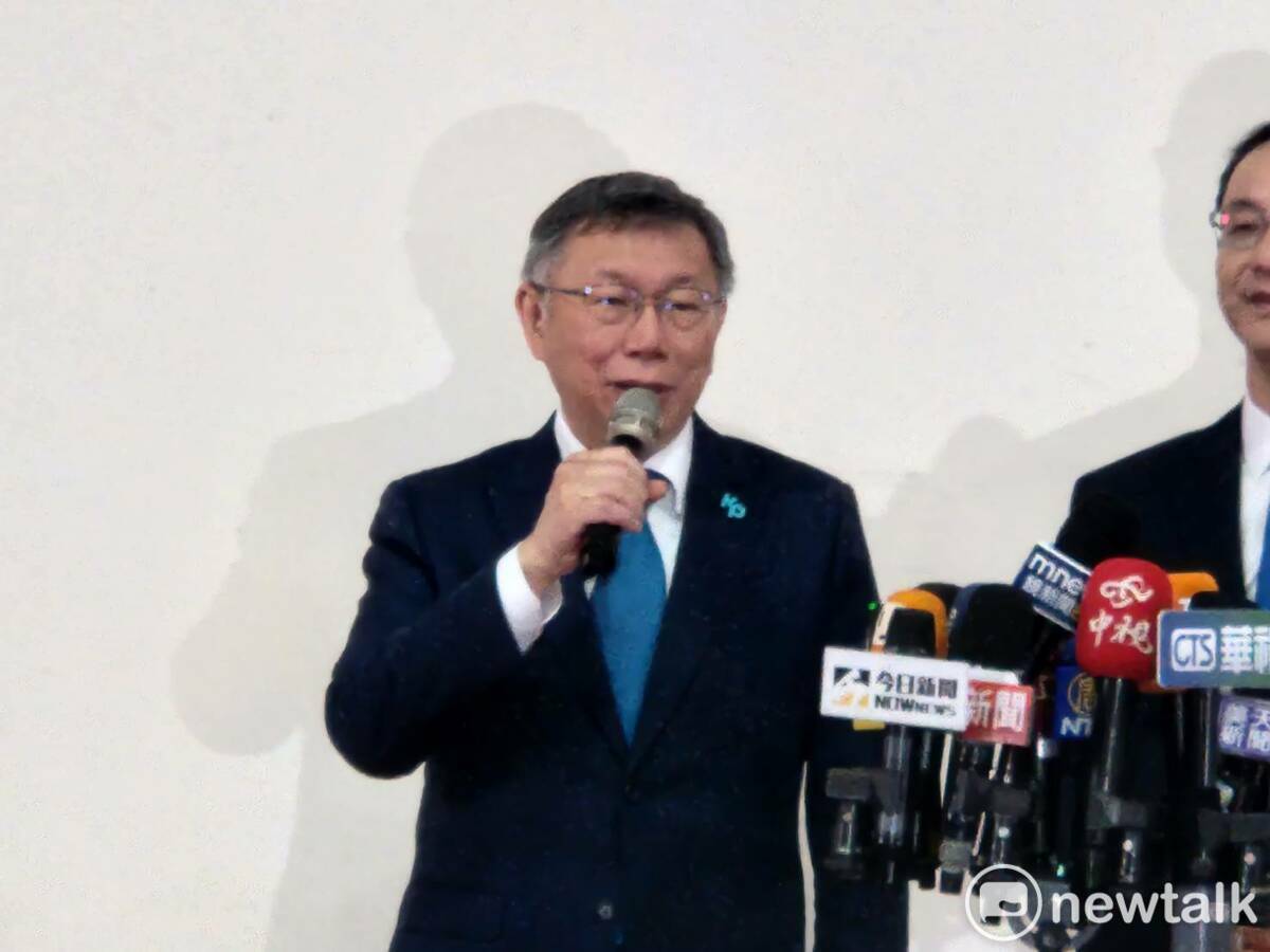 民眾黨總統參選人暨黨主席柯文哲。 圖：黃建豪 / 攝