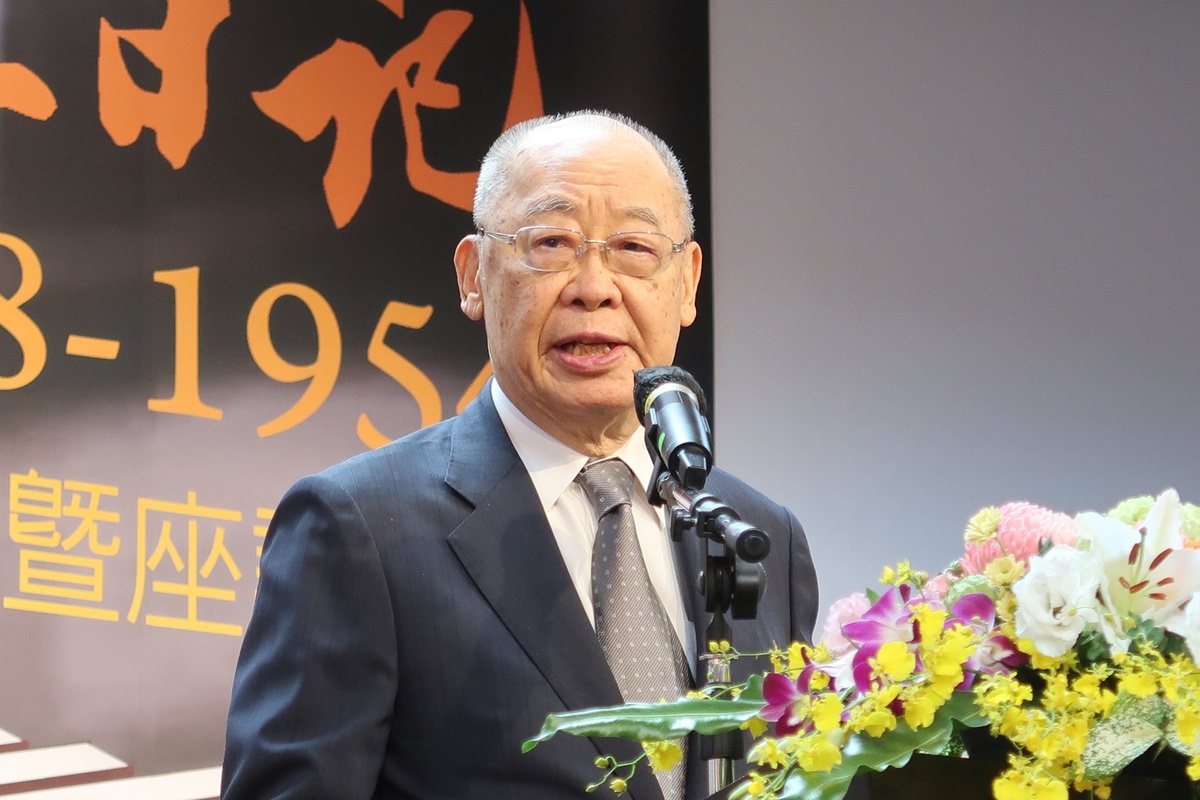 蔣經國學術基金會董事長錢復 圖：林朝億/攝
