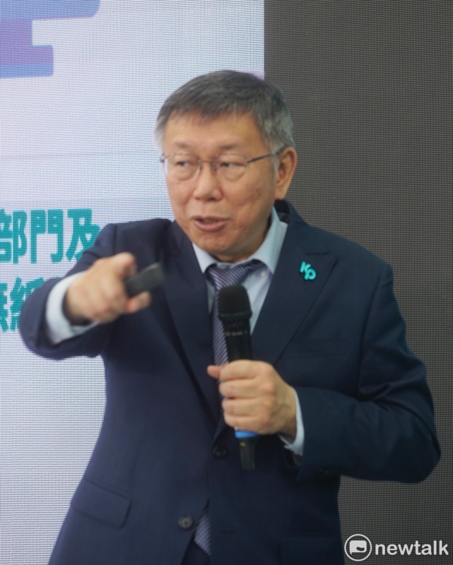 台灣民眾黨主席柯文哲召開「淨零碳排 永續未來」氣候政策記者會。 圖：張良一 / 攝